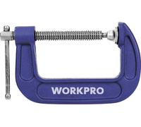 WorkPro WP232018 Serrage rapide Envergure max.:75 mm Longueur: 167 mm Mesures d'empattement:75 mm