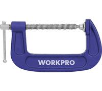 WorkPro WP232019 Serrage rapide Envergure max.:100 mm Longueur: 210 mm Mesures d'empattement:100 mm