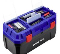WorkPro WP283003 572 x 300 x 295 mm Boîte à outils vide bleu, noir