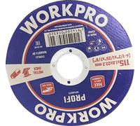 WorkPro WP406373 Disque à tronçonner 115 mm 10 pc(s) INOX, métal
