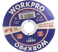 WorkPro WP406373 Disque à tronçonner 115 mm 10 pc(s) INOX, métal