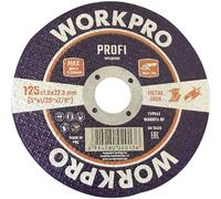 WorkPro WP406380 Disque à tronçonner 125 mm 10 pc(s) INOX, métal