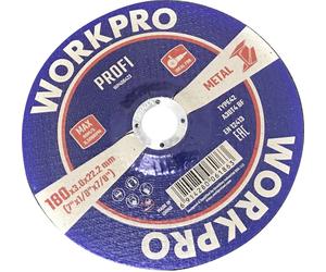 WorkPro WP406423 Disque à tronçonner 180 mm 10 pc(s) métal