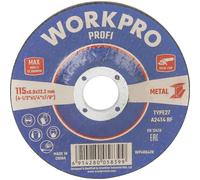WorkPro WP406428 Disque abrasif Diamètre 115 mm 5 pc(s)