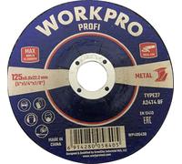 WorkPro WP406430 Disque abrasif Diamètre 125 mm 5 pc(s)