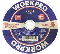 WorkPro WP406433 Disque abrasif Diamètre 180 mm Ø de perçage 22.2 mm 5 pc(s)