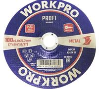 WorkPro WP406433 Disque abrasif Diamètre 180 mm Ø de perçage 22.2 mm 5 pc(s)