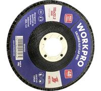 WorkPro WP407515 Disque à surfacer à lamelles Diamètre 115 mm Ø de perçage 22.2 mm 10 pc(s)