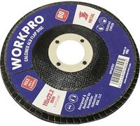 WorkPro WP407517 Disque à surfacer à lamelles Diamètre 115 mm Ø de perçage 22.2 mm 10 pc(s)