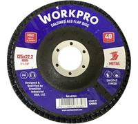 WorkPro WP407521 Disque à surfacer à lamelles Diamètre 125 mm Ø de perçage 22.2 mm 10 pc(s)