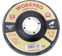 WorkPro WP407551 Disque à surfacer à lamelles Diamètre 115 mm Ø de perçage 22.2 mm 10 pc(s)