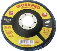WorkPro WP407553 Disque à surfacer à lamelles Diamètre 115 mm Ø de perçage 22.2 mm 10 pc(s)