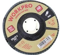 WorkPro WP407555 Disque à surfacer à lamelles Diamètre 125 mm Ø de perçage 22.2 mm 10 pc(s)