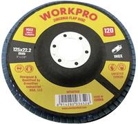 WorkPro WP407559 Disque à surfacer à lamelles Diamètre 125 mm Ø de perçage 22.2 mm 10 pc(s)