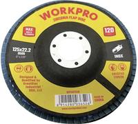 WorkPro WP407559 Disque à surfacer à lamelles Diamètre 125 mm Ø de perçage 22.2 mm 10 pc(s)