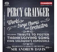 Works for Large Chorus & Orchestra by CHABRIER,EMMANUEL [Audio CD] NEUF