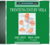 Creitz & Sarbu – Œuvres pour alto et piano – Import