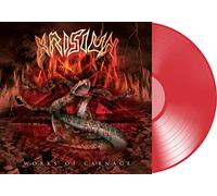 Krisiun – Works of Carnage – Vinyle LP transparent rouge – Édition limitée (Edel)