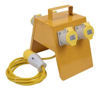 Worksafe WSSB16 CEE Boîte De Répartition 4 Voies Câble 1,5mm Prise 16A