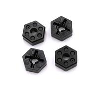 WORKSDUO Assemblée de Voiture télécommandée 12 mm Ensemble de siège hexagonal-1266 for Wltoys 144001 124016 124017 124018 124019 Mettre à Niveau Les pièces de Rechange (Color : Black)