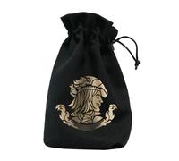 Workshop The Witcher Dice Pouch Sac robuste en coton noir avec cordes durables