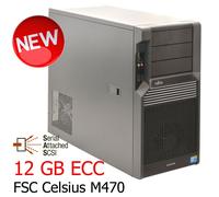 Workstation FSC Celsius M470 Xeon Raid D2778-B14 D2507-D11 12GB Aussi Médecine