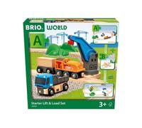 BRIO® WORLD Set de démarrage train de marchandises avec grue