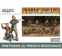 World Ablaze - Seconde Guerre mondiale 1939-1945 : Partisans (1) Résistance française (32 figurines en plastique dur de 28 mm)