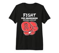 World Aids Day Fight for Sensibility 1er décembre T-Shirt Haut de Gamme