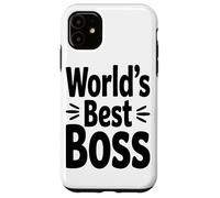 World Best Boss Funny Office Worker Coffee Lover (Le Coque pour iPhone 11