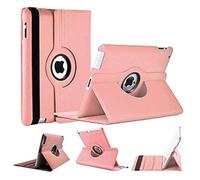 World biz Étui rotatif pour iPad Mini 4 Mini 5 (7,9"), iPad Mini4 (2015), iPad Mini5 (2019), rotation à 360 degrés, coque de protection antichoc avec fonction veille/réveil automatique (or rose)