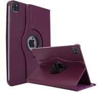World Biz Étui portefeuille en cuir synthétique résistant aux chocs avec fonction support pliable pour iPad Pro 12,9" (2020), violet