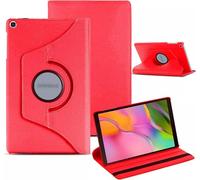 World biz Étui pour Samsung Galaxy Tab A 10,1 pouces 2019 (SM-T510/T515/T517) Cuir PU Smart Rotation à 360 ° Fonction veille/réveil automatique Tab T515 T510 Étui pour tablette (rouge)