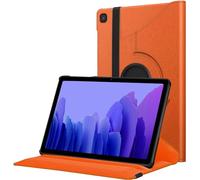 World biz Étui rotatif à 360° pour Galaxy Tab A7 10,4" 2022 2020 (SM-T500/ T503/ T505/ T507/T509), coque fine rotative avec dos rigide en PC, fonction veille/réveil automatique, Galaxy Tab A7 (Orange)