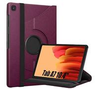 World biz Étui rotatif à 360° pour Galaxy Tab A7 10,4" 2022 2020 (SM-T500/ T503/ T505/ T507/T509), coque fine rotative avec dos rigide en PC, fonction veille/réveil automatique pour Galaxy Tab A7