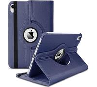 World biz Étui rotatif pour iPad (A16) 11e/10e génération 2025 (11"), 2022 (11"), étui de protection rotatif à 360 degrés, fonction veille/réveil automatique (bleu marine)
