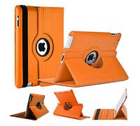 World biz Étui rotatif pour iPad Mini 4 Mini 5 (7,9"), iPad Mini4 (2015), iPad Mini5 (2019), rotation à 360 degrés, coque de protection antichoc avec fonction veille/réveil automatique (orange)