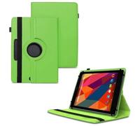 World biz Étui universel pour tablette 8" en cuir PU avec support rotatif à 360° - Compatible avec toutes les tablettes Android Samsung, Lenovo, Acer, Huawei, Sony, iPad, Toshiba (Vert)