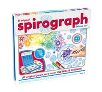 World Brands Spirograph Deluxe | Spirographe | Mandala Designer | Kit Mandala Enfant Et Adulte | Kit Dessin Enfant | Cadeau Fille 8 Ans | Jeux Creatif