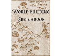 World Building Sketchbook, Dungeon Master's Sketchbook, Map Drawing, Dungeon Drawing, Character Creation/Sketching, Graph Paper 7x10 inch