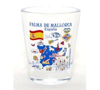 World By Shotglass Verre à shot Palma de Majorque Espagne Great Cities Collection