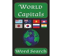 World Capitals Word Search: Word Search for Adults | Learn the Names of Capital Cities Across the World