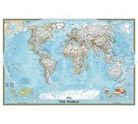 World Classic Poster Size Map: Wall Maps World