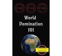 World Domination 101: Funny Novelty Notebook Disguised as a Real Paperback | Adult Joke Gag Gift Prank for Men and Women