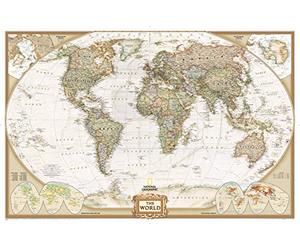 World Executive Map [Enlarged and Laminated]: Reference Maps