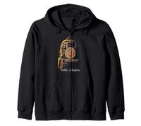World Explorer Digital Nomad Crypto Adventure Travel Bitcoin Sweat à Capuche