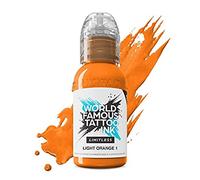 World Famous Tattoo Ink Limitless - Light Orange 1 - Couleur de tatouage professionnelle - Conforme à la norme REACH - 30 ml