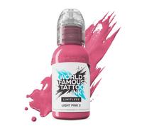 World Famous Tattoo Ink Limitless - Light Pink 2 - Couleur de tatouage professionnelle - Conforme à la norme REACH - 30 ml