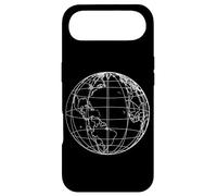 World Globe Line Art Carte planète Terre Atlas Voyage Coque pour iPhone Air