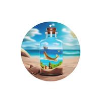 World In A Bottle Lot de 6 désodorisants de voiture ronds à suspendre pour chambre à coucher, salle de bain